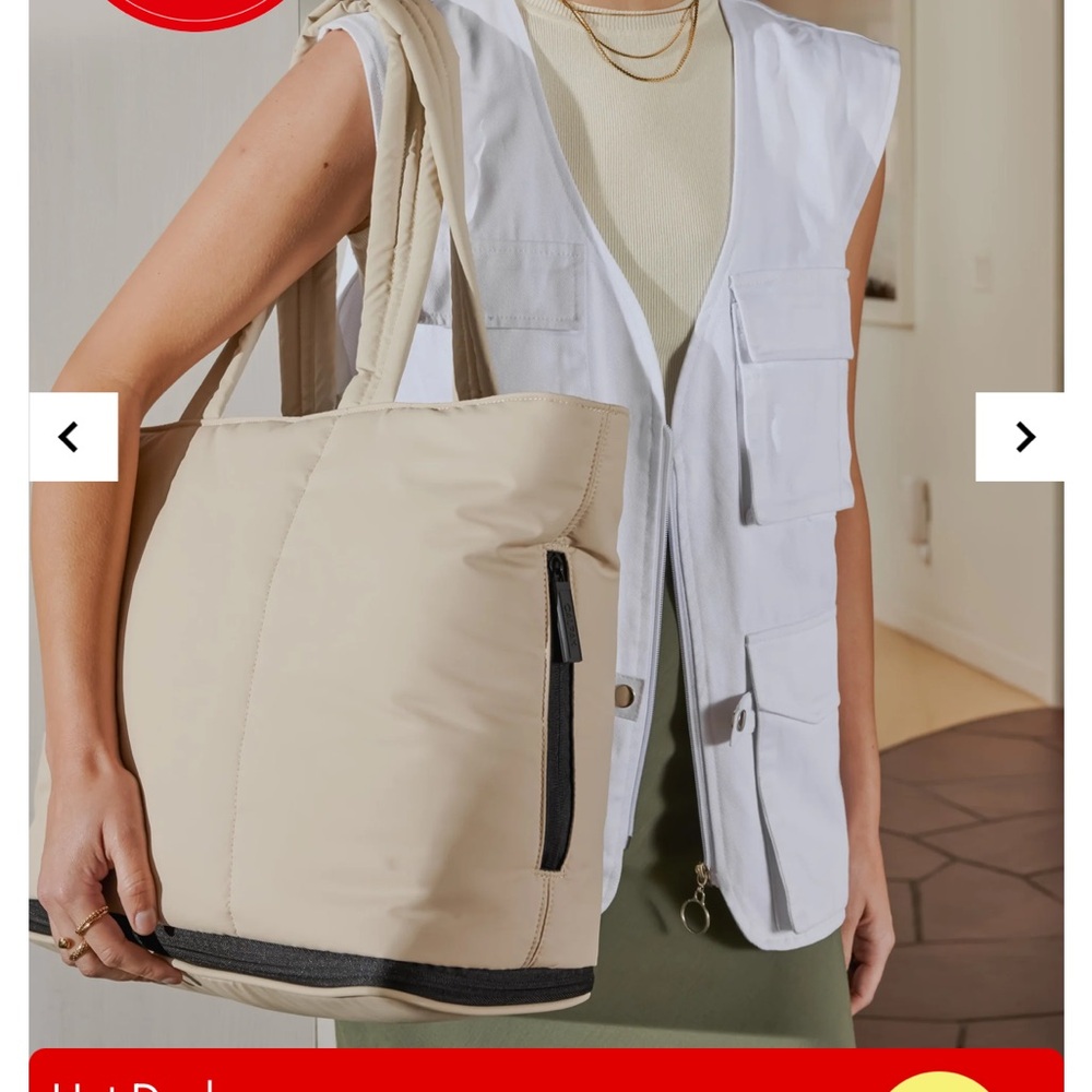 Calpak Luka Expandable Laptop Tote
